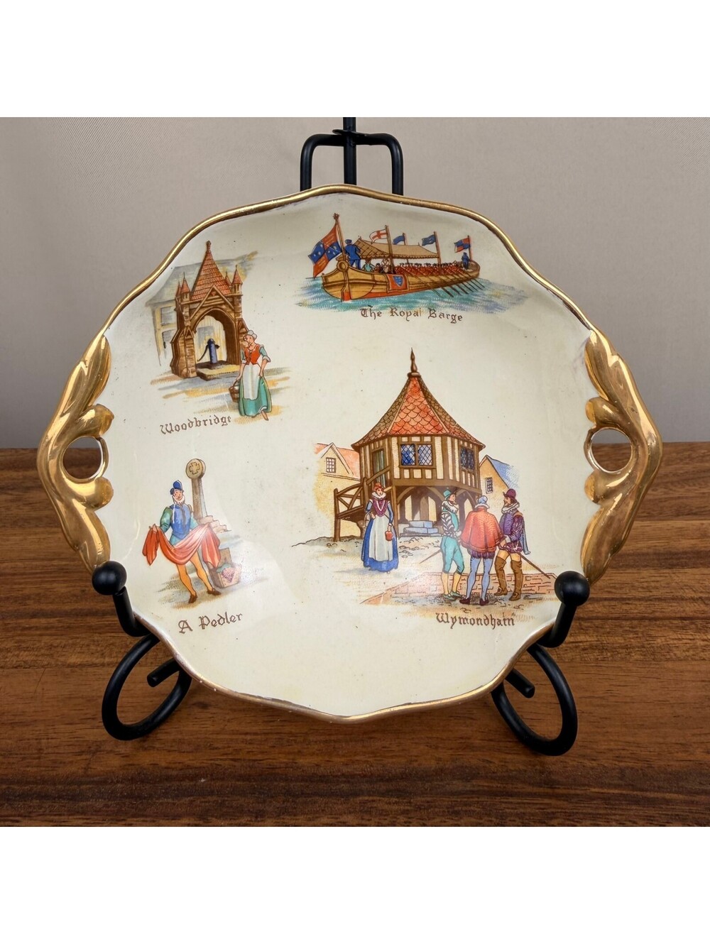 Vintage Royal Winton English Markets Decorative Serving Dish